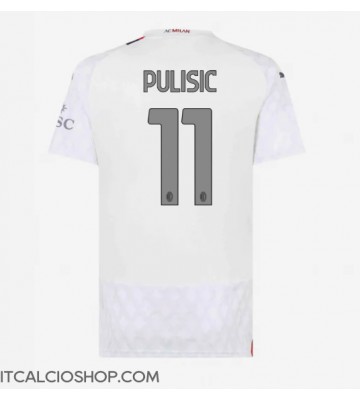 AC Milan Christian Pulisic #11 Seconda Maglia Femmina 2023-24 Manica Corta